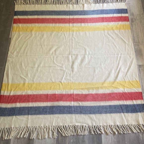 Vintage Wool / Wool Blend Throw - Picture 7 of 7